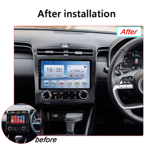 Lecteur vidéo de voiture pour Hyundai Tucson IX35 2020-2023 navigation gps intégré dsp bluetooth <span class=keywords><strong>carplay</strong></span> android auto autoradio - Product Image 2