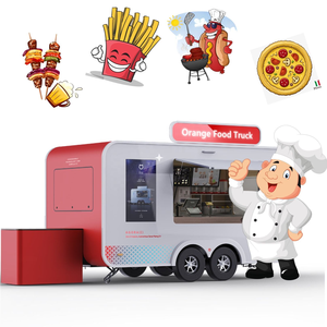 Remolque <span class=keywords><strong>de</strong></span> Comida Móvil Ligero <span class=keywords><strong>de</strong></span> Fibra <span class=keywords><strong>de</strong></span> Vidrio Tipo Sándwich para Venta en Festivales - Product Image 1