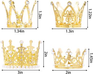 Small Christmas Crown <b>Cake</b> Topper Metal Birthday Party Decoration <b>Supplies</b> for <b>Cake</b> <b>Decorating</b> Use in Baking Number Shaped - Product Image 6