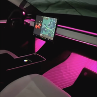 Kit d'éclairage d'ambiance de voiture avec LED lumineuse