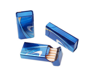 Hot sale hemp cigarette metal custom design tin box custom logo cigarette tin packaging tin