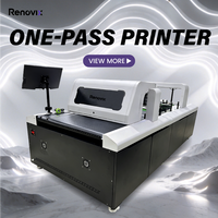 Imprimante jet d'encre Renovix Lunch Box Single Pass pour boîtes d'emballage, machine d'impression numérique haute vitesse, impression A3, 1200 DPI