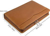 Ensemble de classeurs suspendus professionnels personnalisés pour entreprise, classeur de présentation à 3 anneaux, organiseur de documents à fermeture éclair, porte-documents pour tablette