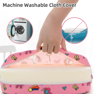 Cojín de Espuma Oxford de 3.5 Pulgadas con Base Antideslizante, Correas Ajustables, Asiento Elevador para Niños Pequeños para Silla de Bebé - Product Image 6