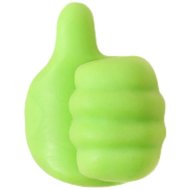 New Arrivals Thumb Hooks Creative Self Adhesive Silicone Finger Thumb Shape Wall Hook