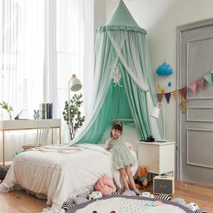 Dễ Dàng Lắp Ráp Hai Lớp Vòng Dome Muỗi <span class=keywords><strong>Net</strong></span> Cho Giường Đôi Vua Tán Giường Thêm Lớn Cho Bé Trẻ Em - Product Image 3