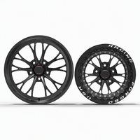 Jantes de course Beadlock Weld 18x5 15x10 Vitesse 5x114.3 5x120 5x115 Finition personnalisée Or Jantes Drag pour Mustang BMW Dodge Charger