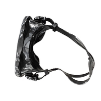 Masque de plongée panoramique en silicone avec revêtement anti-buée brillant pour la plongée sous-marine