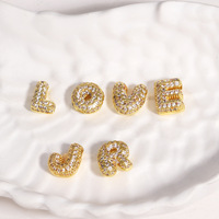 Collar con Letra Inicial A-Z Chapado en Oro de 18K con Circonitas, Colgante de Letra Burbuja, Cadena de Cuerda Trenzada, Amuleto Alfabético para Mujer