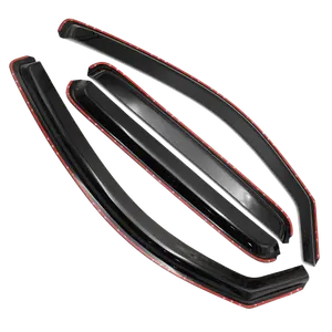 4 pièces extérieur visière évent nuances résistant aux intempéries fenêtre soleil <span class=keywords><strong>pluie</strong></span> garde voiture déflecteurs <span class=keywords><strong>de</strong></span> vent pour Toyota Tacoma 2005-2015 - Product Image 1
