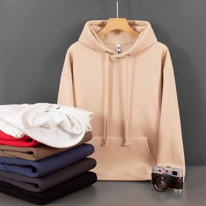 Sweat-shirt en coton et polyester de haute qualité avec doublure en polaire, lourd, chaud, personnalisable avec logo imprimé - Product Image 3