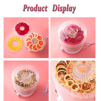Hot Selling 10 Tray Voedsel Dehydrator Biomassa Dehydrator Machine Droger Vlokken Korrels Mini Dehydrator Voor Fruit