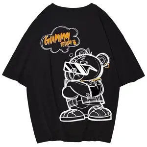 280 Grams Oversized t-shirt men Hip hop short sleeve Oversized men's fashion brand tshirts fat plus size Summer Loose Camiseta