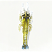Leurre souple Bellance Factory Manufacturer OEM/ODM en forme de crevette, 100mm 6.5g, pour la pêche