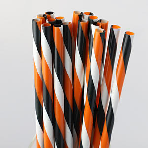 Pailles en plastique dur <span class=keywords><strong>à</strong></span> rayures colorées Pailles de fête pour les fêtes de jus Pailles <span class=keywords><strong>à</strong></span> boire - Product Image 3