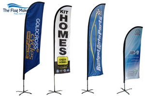 Bandera Publicitaria Portátil de Montaje Rápido con Impresión por Sublimación Ecológica, Fácil de Instalar, para Campañas de Marketing al Aire Libre - Product Image 3