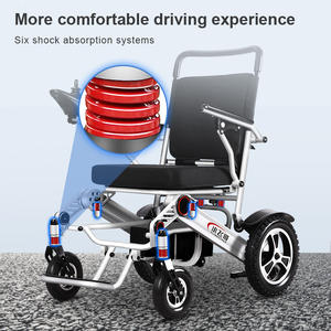 New Product 203S <strong>Elderly</strong> Portable Folding Lightweight Power Wheel <strong>Chair</strong> Electric Wheelchairs for Adults - Product Image 4