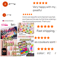 HONEY GIRL OEM 9 couleurs, style français, vegan, écologique, vernis à ongles professionnel en gel UV, palette de gel à tapoter 9 compartiments