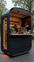 Îlot de cuisine de luxe autoportant pour jardin avec barbecue et ensemble de meubles de bar extérieur