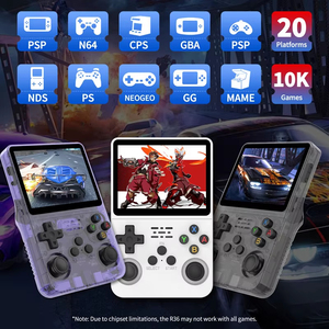2025 r36 Retro portatile Console di gioco 3.5 pollici IPS schermo <span class=keywords><strong>Mini</strong></span> lettore Video portatile 20000 preinstallato giochi di sistema Arkos giochi - Product Image 5