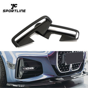 Rejillas de Ventilación Delanteras de Fibra de Carbono Pre-Preg para <span class=keywords><strong>BMW</strong></span> Serie <span class=keywords><strong>4</strong></span> G22 G23 G26 M440i M-SPORT 2D <span class=keywords><strong>4D</strong></span> 2021-2023 - Product Image 1