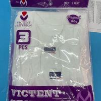 Lot de 3 Débardeurs de Sport Blancs Homme TFK006, Tailles L-3XL, Idéal pour l'Entraînement