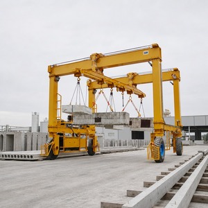 Grue portique RTG de 600 tonnes, portée de 30 m, hauteur de levage de 10 m, électrique et diesel, pour entrepôt logistique, prix de gros - Product Image 6