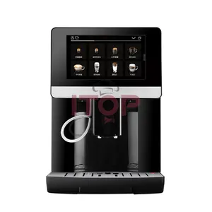 Tam otomatik 1350W Espresso makinesi yüksek kaliteli endüstriyel dijital tam otomatik Cappuccino Espresso kahve makinesi makinesi