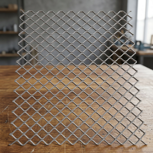 Aluminum Window <b>Grill</b> <b>Mesh</b> Diamond <b>Mesh</b> Roll Perforated Metal Sheet Curtain Wall Security Rust Proof Polished Surface Antique - Product Image 1