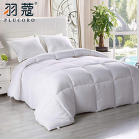 Couette en duvet de canard 100% coton, anti-allergie, de qualité supérieure, pour la maison et l'hôtel, utilisable toute l'année