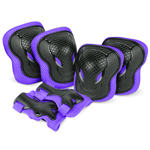Combinaison de <span class=keywords><strong>protection</strong></span> pour sports de plein air pour enfants DEV, vélo d'équilibre, ski, protections pour les genoux, les coudes et les poignets, genouillères en <span class=keywords><strong>mousse</strong></span> de polyester - Product Image 4