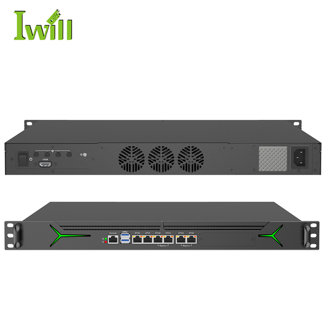 12th 13th Gen 1u Rackmount Router Firewall Pfsense Server H610 Chipset Rack-mounted Network Security