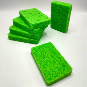 Fabrika Toptan Yüksek Kaliteli Sihirli Çift Taraflı Mutfak Bulaşık Süngeri Odun Hamuru Pamuklu Temizlik Bezi - Product Image 2