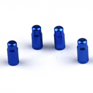 Tapa de válvula de aleación de aluminio cilíndrica universal para neumáticos de coche, estilo francés, negro, rojo, azul, dorado, plateado, acero inoxidable, sin cámara - Product Image 4