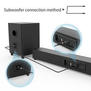 70W tv thanh âm thanh với loa siêu trầm hộp Soundbar loa không dây rạp hát tại nhà hệ thống âm thanh vòm AUX/USB/Quang học/đồng trục/RCA - Product Image 3
