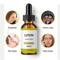 Lanoric Pure Lutéine Ester Liquide Soins des yeux Souci Halal Zéaxanthine Gouttes oculaires Lutéine Supplément vitaminé Gouttes liquides de lutéine
