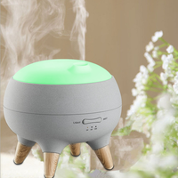 Smart Tuya APP Télécommande Ultrasonique Humidificateur d'Air Diffuseur d'Arômes d'Huiles Essentielles avec Veilleuse LED