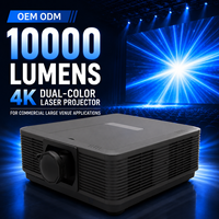 Projecteur laser 4K 3LCD OEM d'usine, 10000 lumens, pour exposition muséale et grands événements
