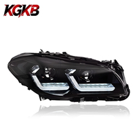 Ensemble de phares LED KGKB pour BMW Série 5 F10 F11 F18 525i 530i 535Li 2011-2017, style Spoon, double lentille de projecteur, Plug & Play