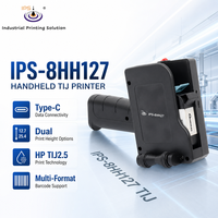 Impresora de Inyección de Tinta Portátil de Precisión IPS-8HH127 de 12.7 mm HP TIJ2.5 para Codificación QR en Cajas