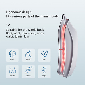 Masseur électrique Gua Sha pour fascia, portable, ABS, avec chaleur et vibrations EMS, 3 modes, pour la récupération musculaire et le soulagement des douleurs - Product Image 2