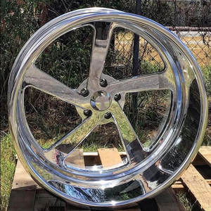 Jantes RCSR Chrome Polish Deep Dish 22 24 26 pouces en aluminium concave, jantes en alliage forgé pour voitures de luxe - Product Image 2