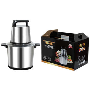 Hachoir Électrique Multifonctionnel en Acier Inoxydable Grande Capacité pour Viande et Aliments - Product Image 1