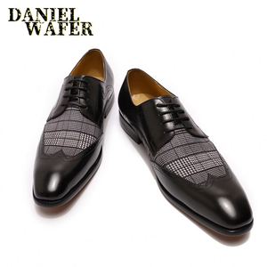Chaussures habillées jaunes en cuir véritable pour hommes, style Oxford, à Hong Kong - Product Image 6