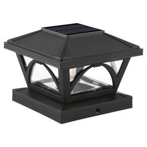 Lámpara Decorativa para Exteriores, Resistente al Agua, con Energía Solar, para Jardín, Patio, Poste de Valla, Lámpara Solar para Pilar - Product Image 1