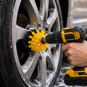 3PCS <strong>Power</strong> Scrubber Drill Cleaning <strong>Brushes</strong> Set Cleaning Tile Floor Toilet Kitchen Car Interior Sofa Drill Cleaning <strong>Brush</strong> - Product Image 6