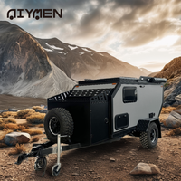 Mini-remorques de voyage de luxe pour le camping en plein air, remorques utilitaires pour les campeurs tout-terrain