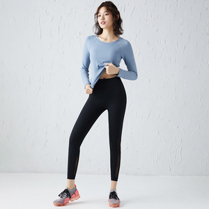 Ln446 Custom Gym Suits Women Active Wear Dancing Leggings Outfits <strong>Supplex</strong> <strong>Activewear</strong> 1 Piece Top Pants Yoga Sets - Product Image 1