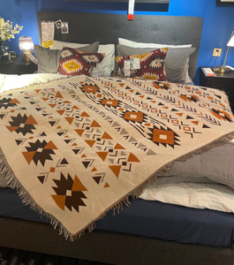 ボヘミアン インディアン柄 ソファ装飾 綿40% ポリエステル60% キャンプ用 織物 タペストリー ブランケット - Product Image 6