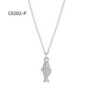 Fashion Necklace with Zirconia C0202 for Women High Quality Jewelry - Product Image 1
